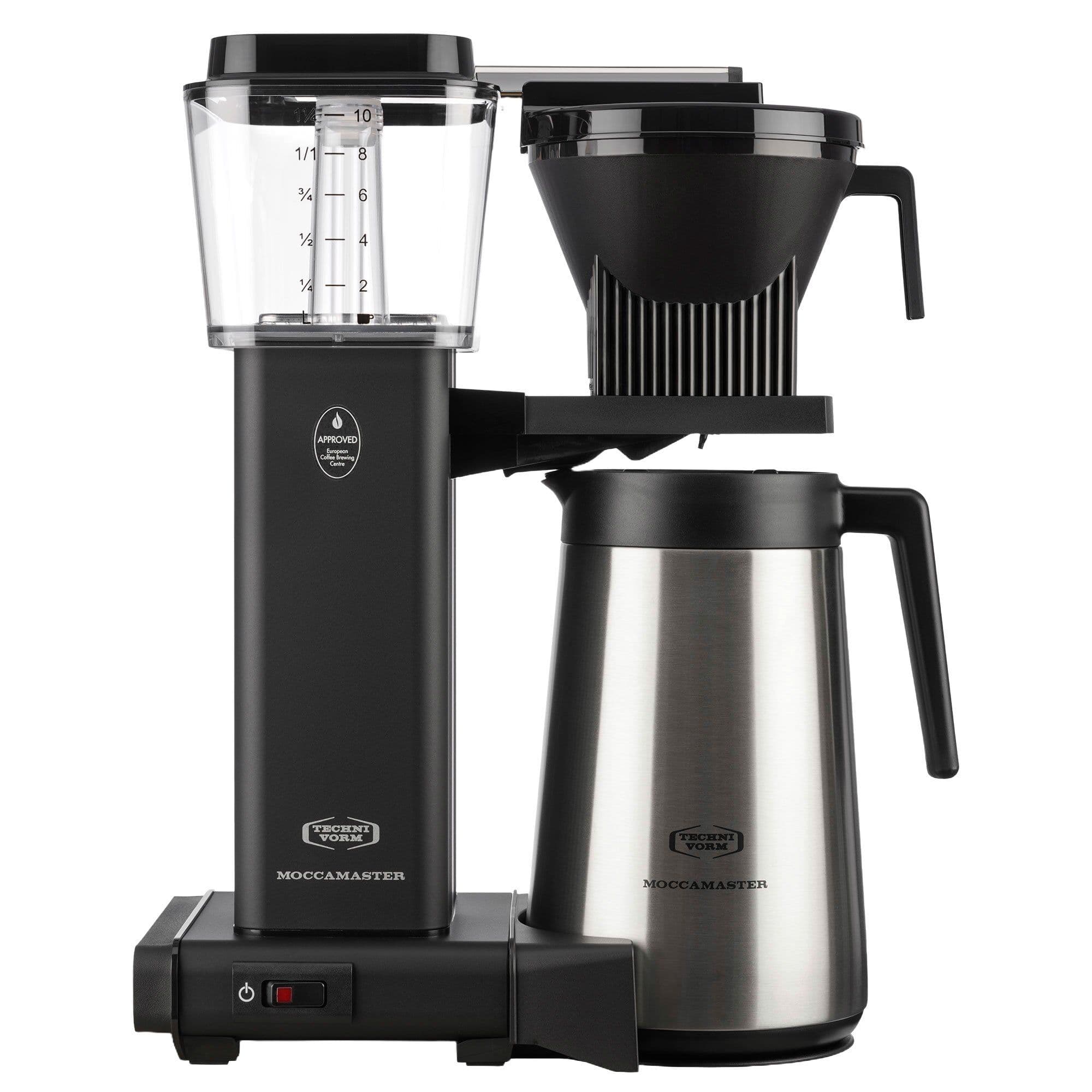 Bagaren och Kocken Moccamaster Automatic Thermo kaffebryggare 1,25 liter mattsvart produktbild