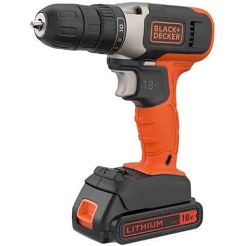 Proffsmagasinet Black & Decker BCD001C1-QW skruvdragare med batteri produktbild